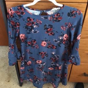 Floral print juniors dress